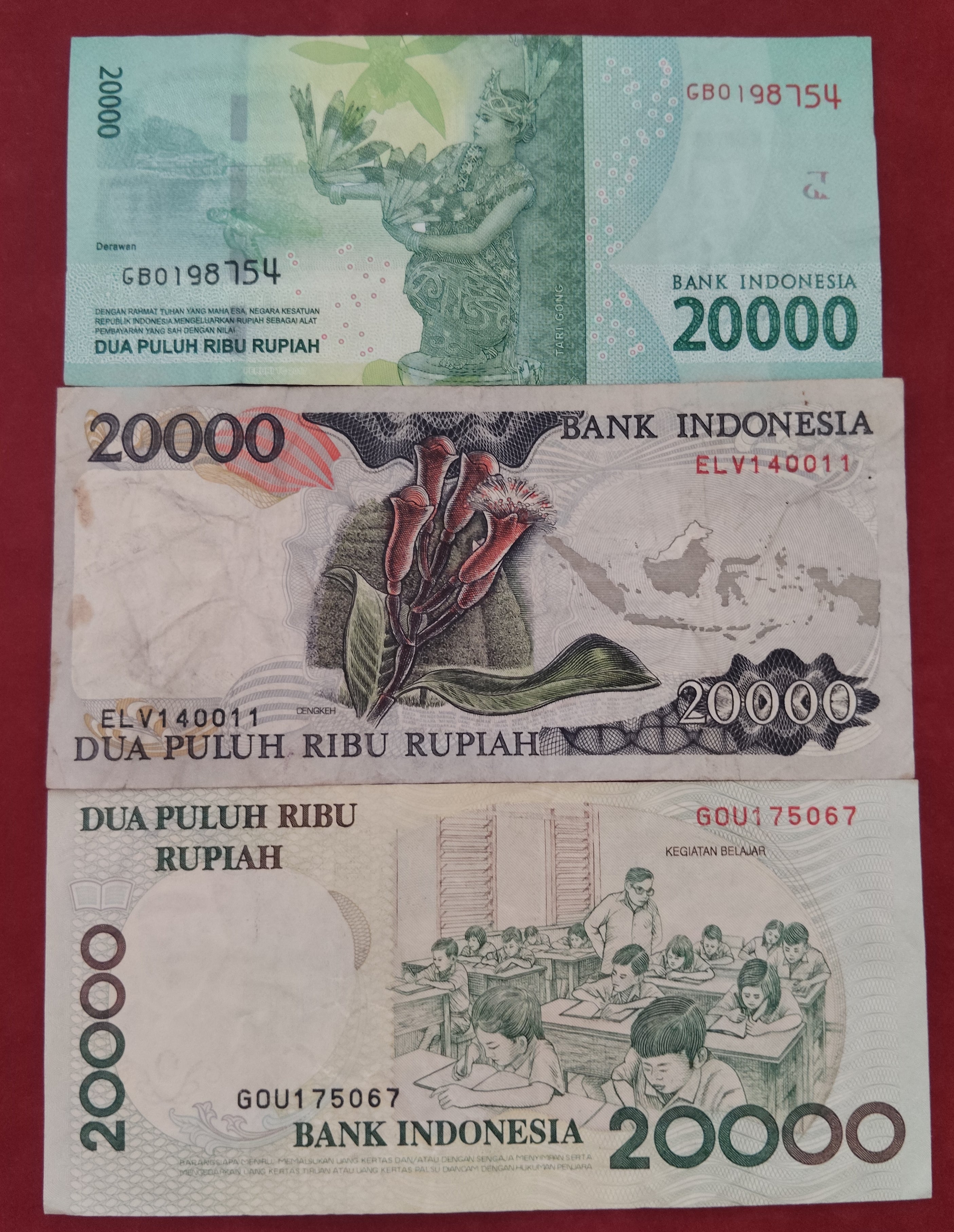 BANK OF INDONESIA 20000 RUPIAH (REF: 195)