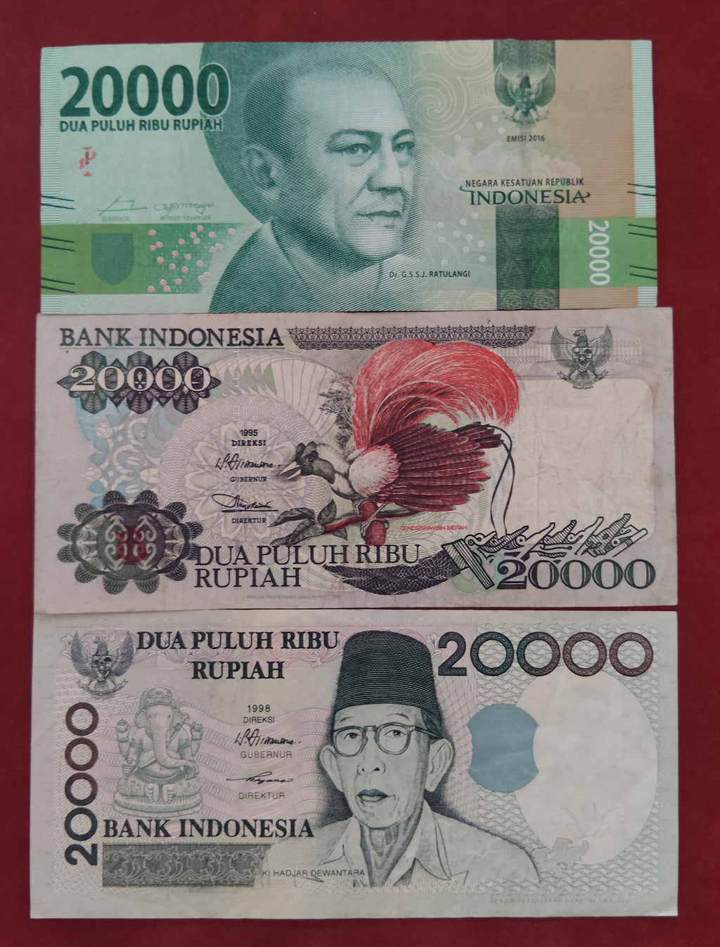 BANK OF INDONESIA 20000 RUPIAH (REF: 195)