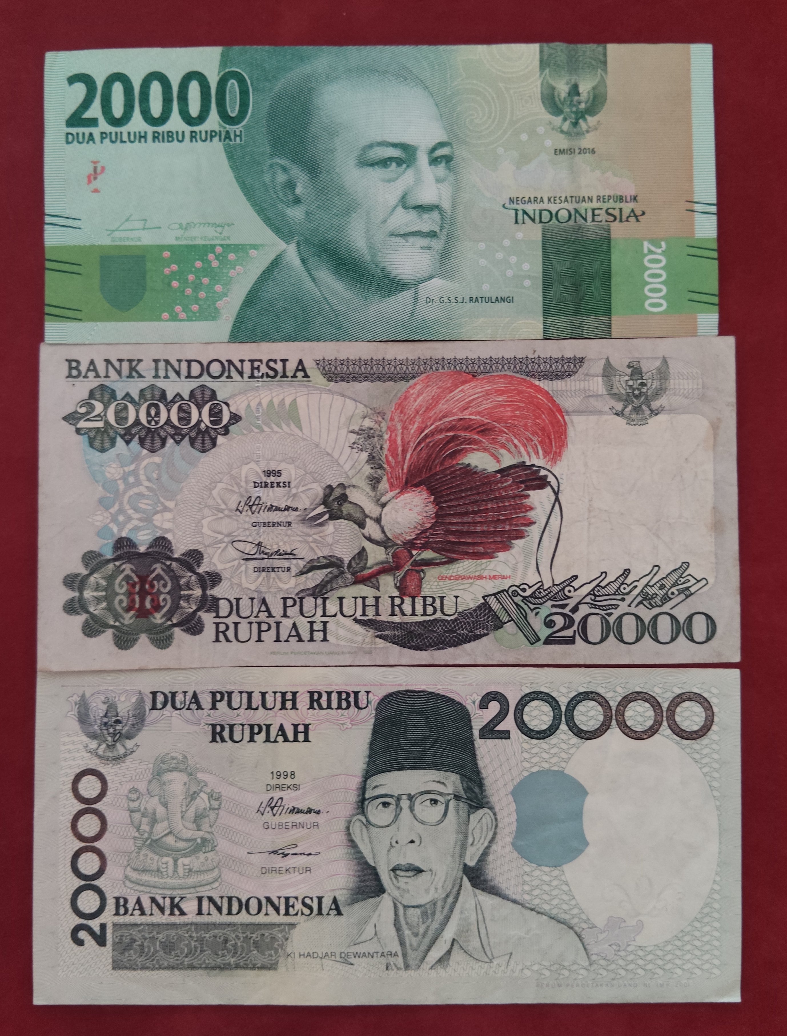 BANK OF INDONESIA 20000 RUPIAH (REF: 195)
