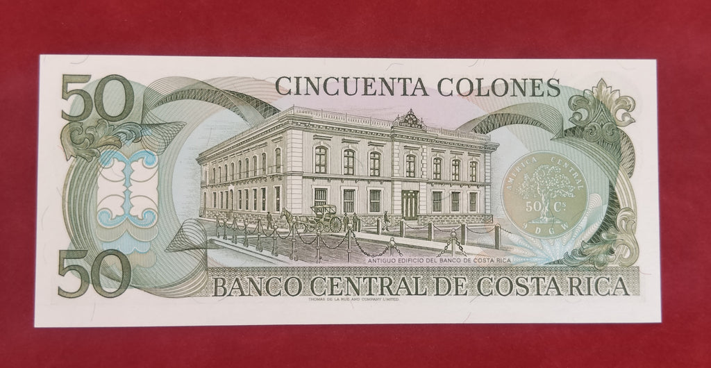 CENTRAL BANK OF COSTA RICA 50 COLONES (331)