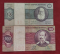 CENTRAL BANK OF BRASIL 10 ,100 CRUZEIROS (C350)