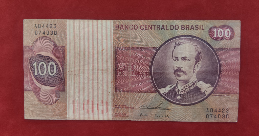CENTRAL BANK OF BRASIL 100 CRUZEIROS (C351)