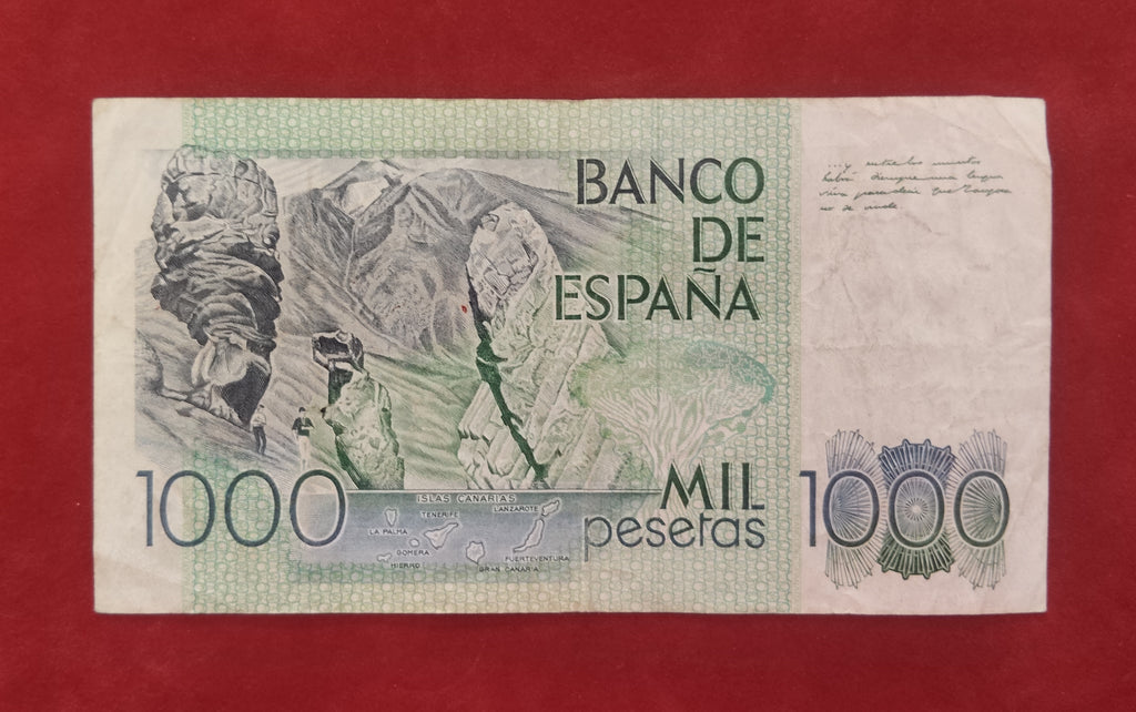 BANK OF SPAIN 1000 PESETAS (C280)