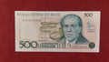 CENTRAL BANK OF BRASIL 500 CRUZADOS (D545)