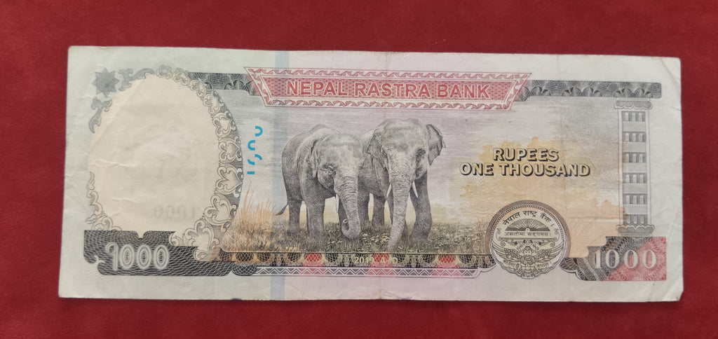 BANK OF NEPAL RASTRA 1000 RUPEES (Y020)