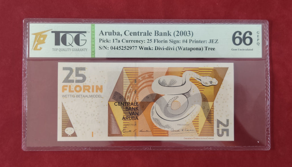 CENTRAL BANK OF ARUBA 25 FLORIN (V462)