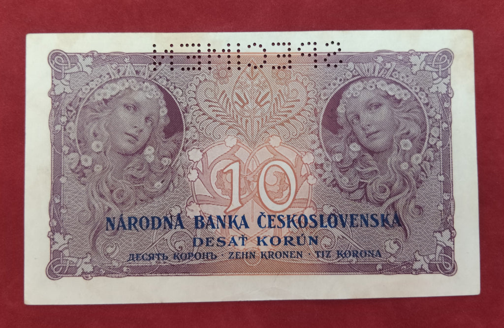 NATIONAL BANK OF CZECHOSLOVAKIA 10 KORUN (Y017)