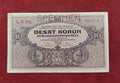 NATIONAL BANK OF CZECHOSLOVAKIA 10 KORUN (Y017)