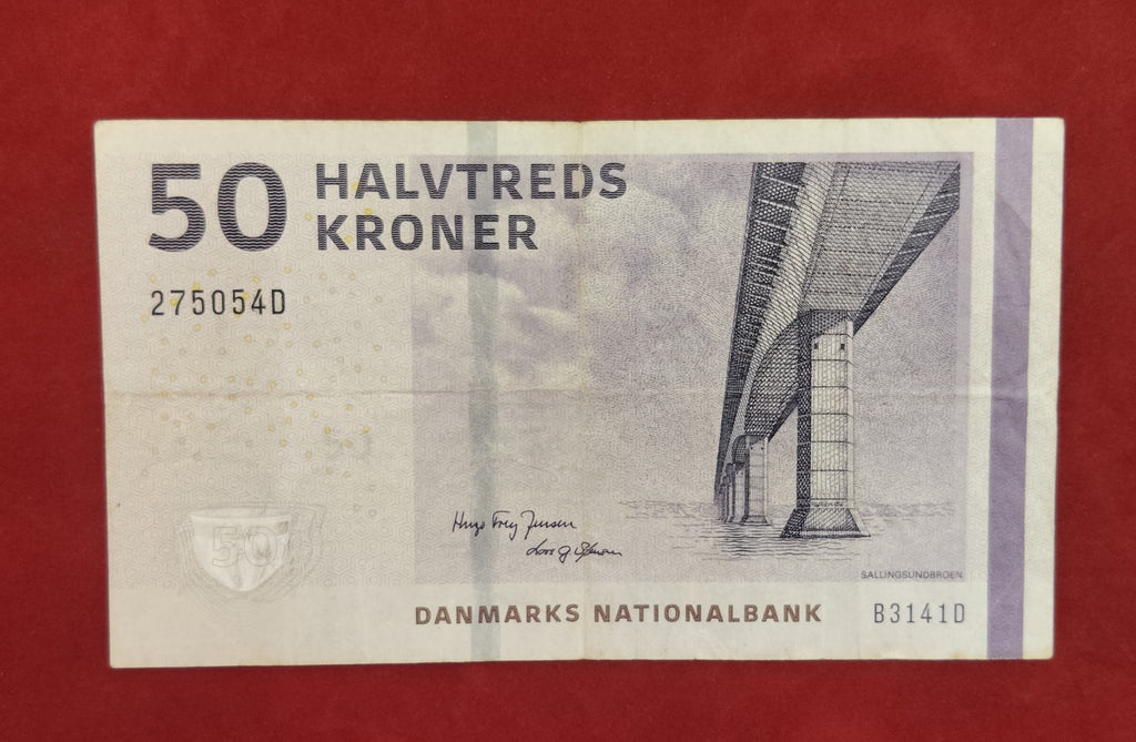 NATIONAL BANK OF DANMARKS  50 KRONER (277)