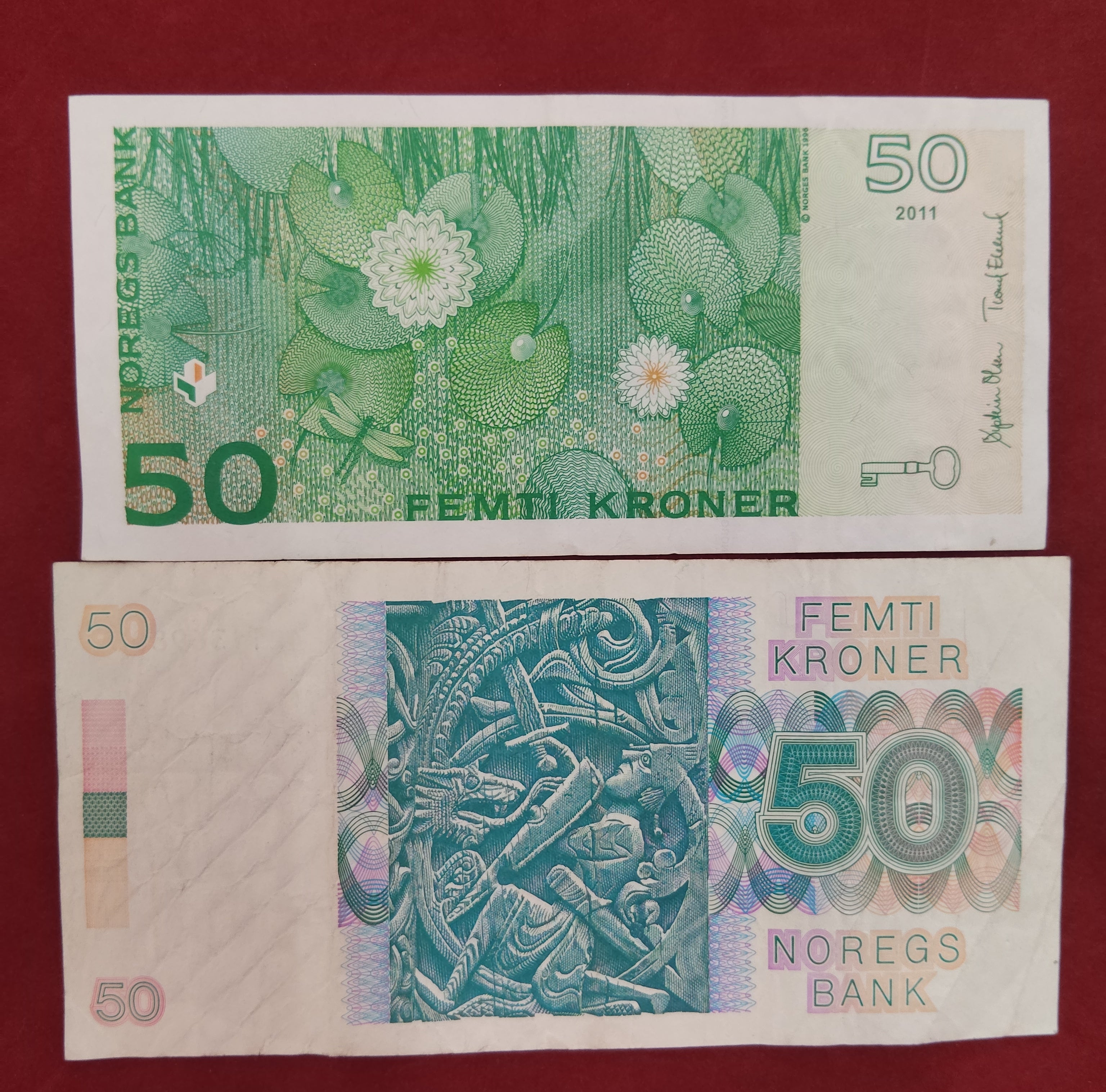 BANK OF NOREGS 50 KRONER (C155)