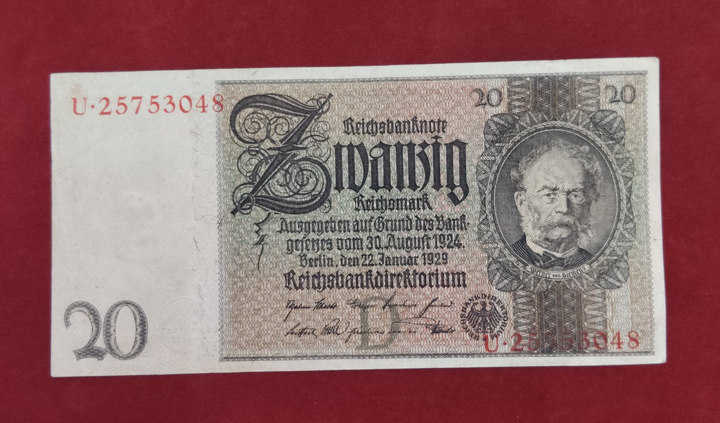 CENTRAL BANK OF GERMANY 20 DEUTSCHE MARK (1001)