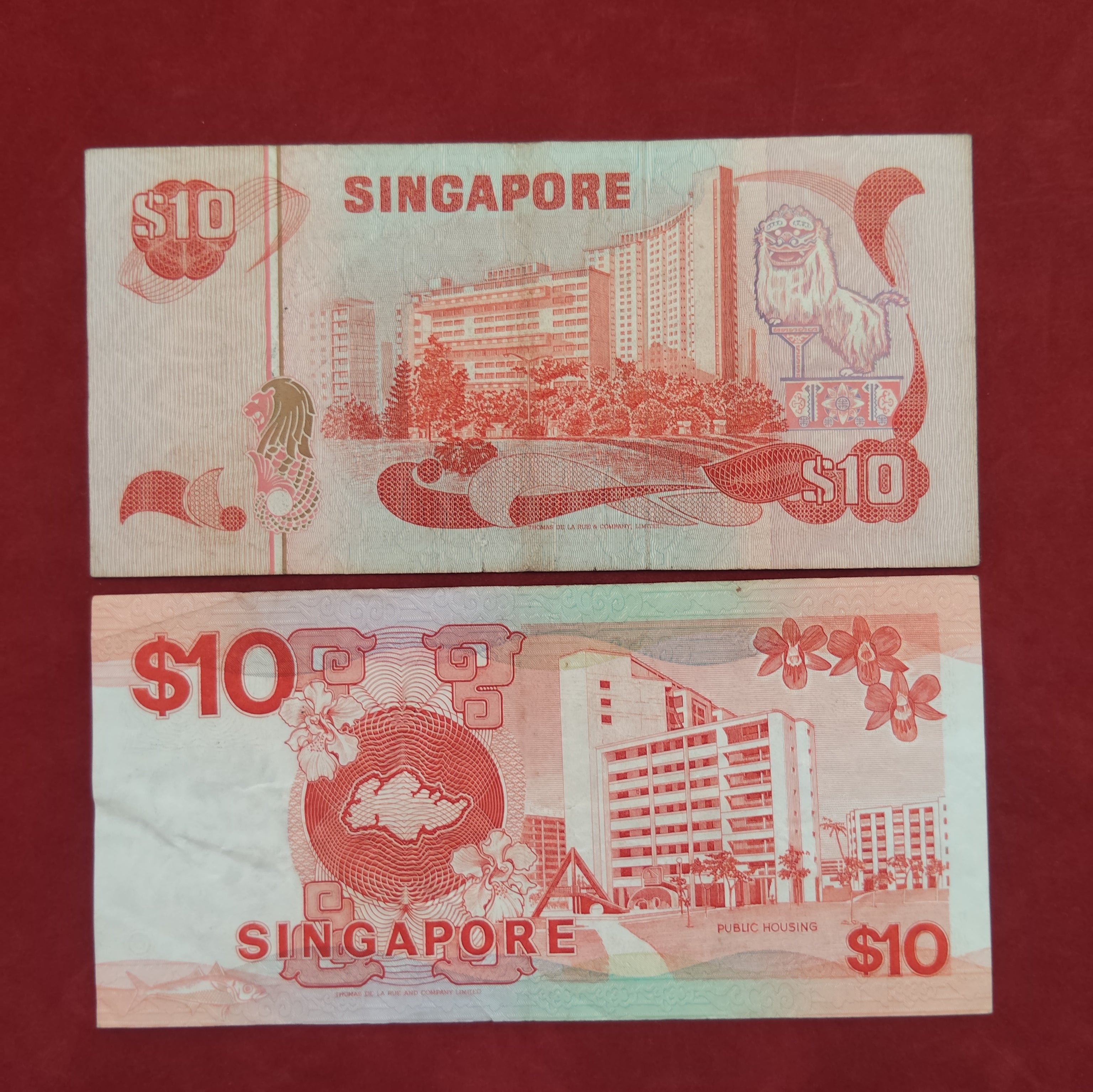 BANK OF SINGAPORE 10 DOLLARS (REF:177)