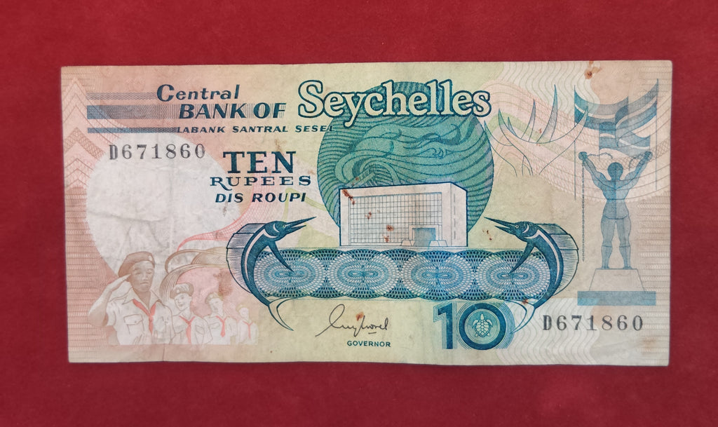 CENTRAL BANK OF SEYCHELLES 10 RUPEES (C762)