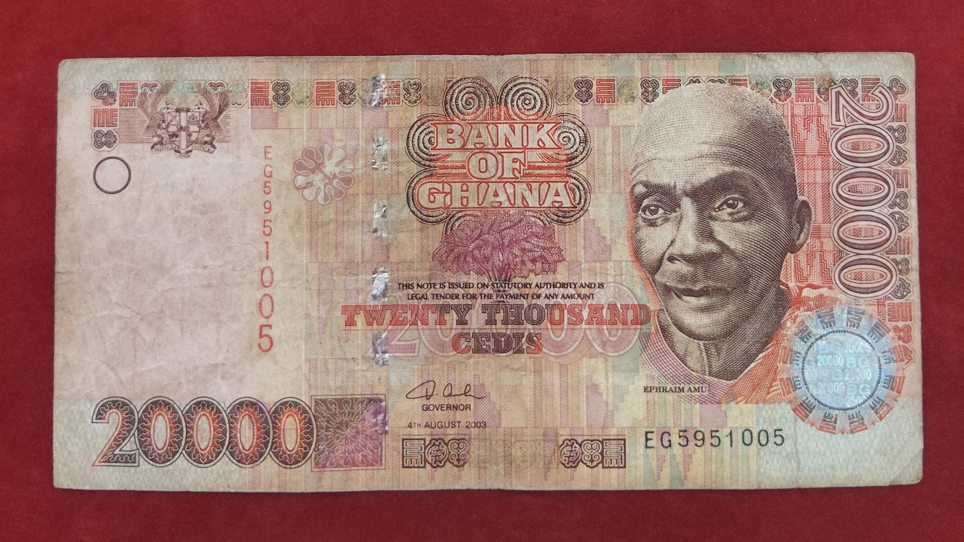 BANK OF GHANA 20000 CEDIS (C865)