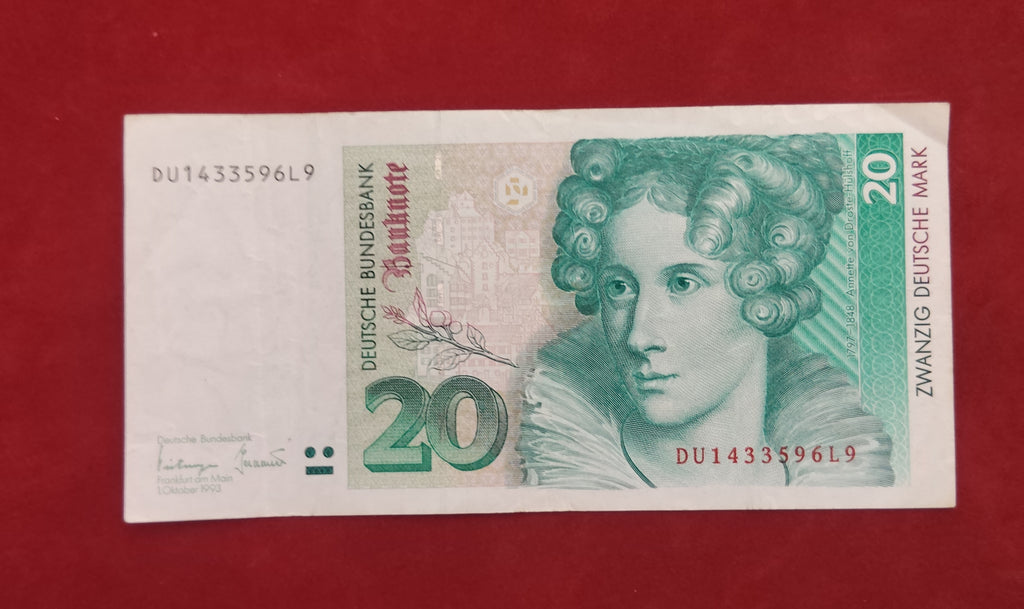 BANK OF DEUTSCHE BUNDES 20 DEUTSCHE MARK (D219)