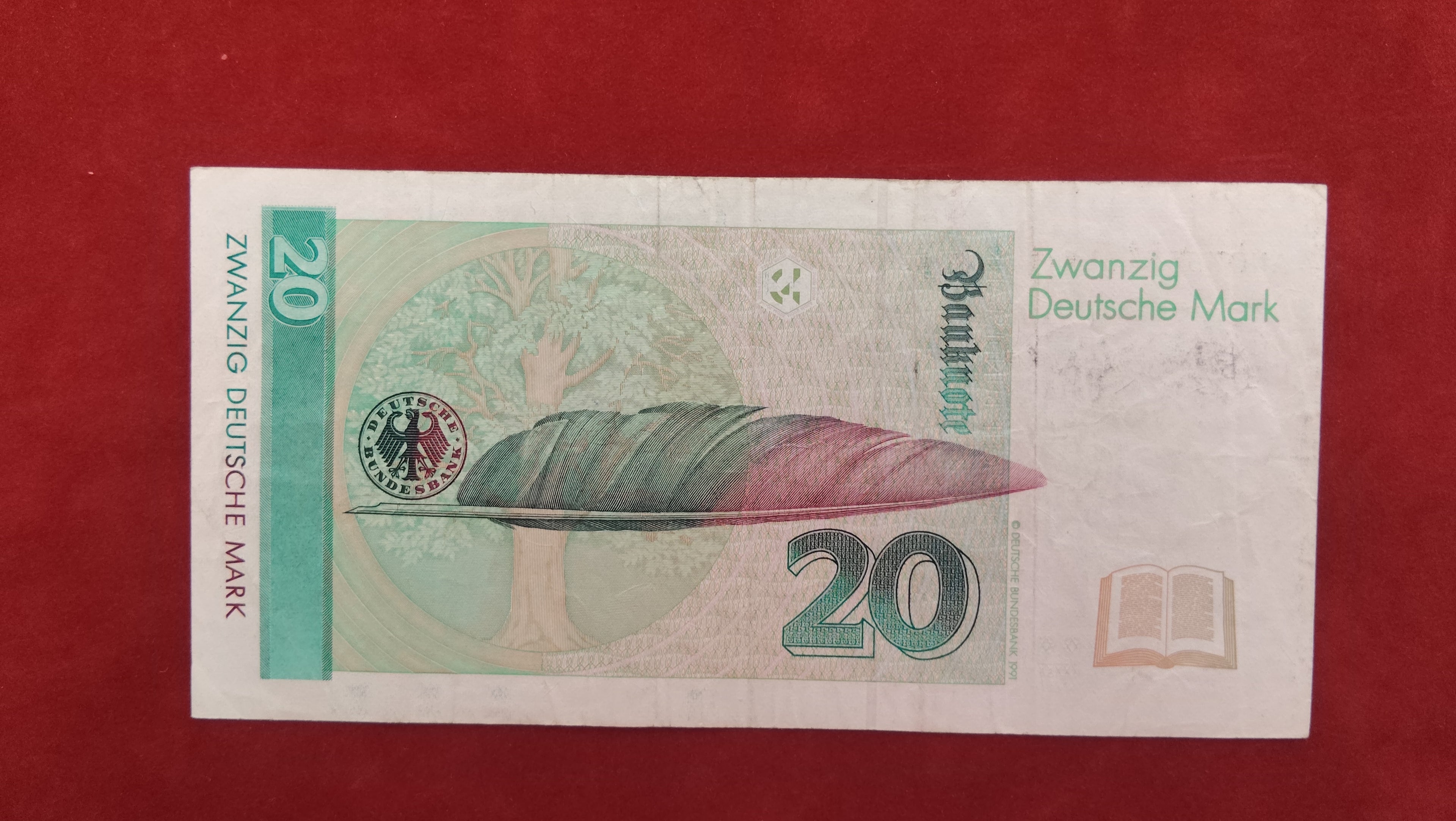 BANK OF DEUTSCHE BUNDES 20 DEUTSCHE MARK (D218)