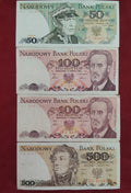 NATIONAL BANK OF POLAND 50 ,100 ,500 ,1000 ,2000 ,5000 ,10000 ZLOTYCH (D405)