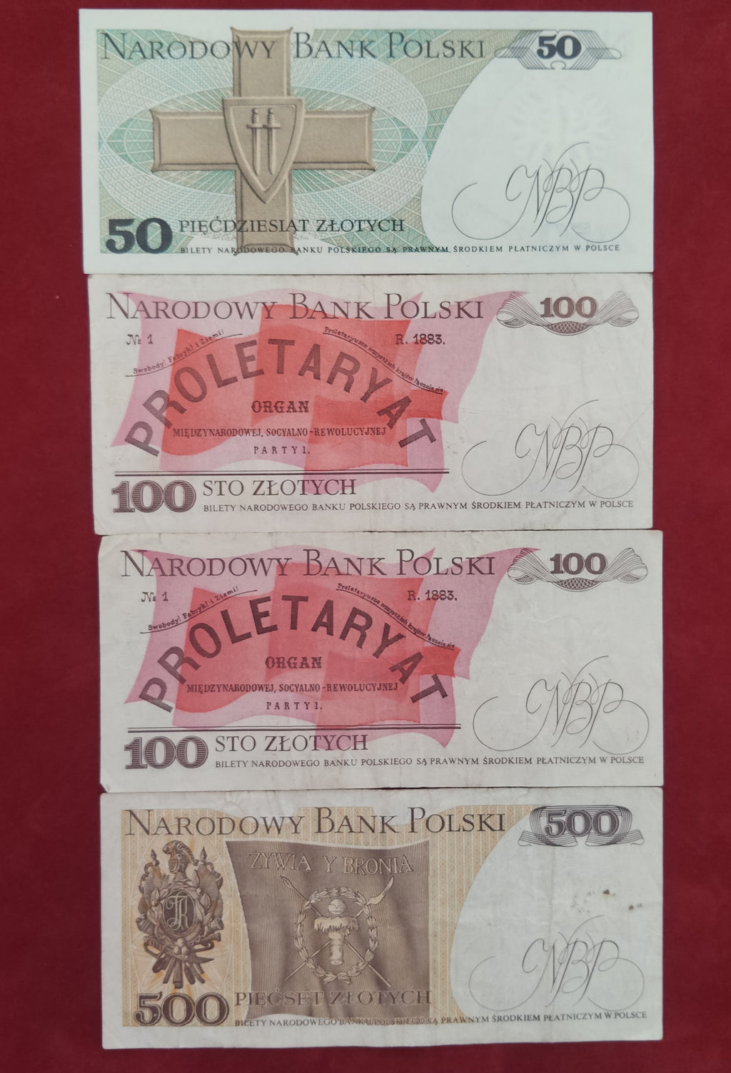 NATIONAL BANK OF POLAND 50 ,100 ,500 ,1000 ,2000 ,5000 ,10000 ZLOTYCH (D405)