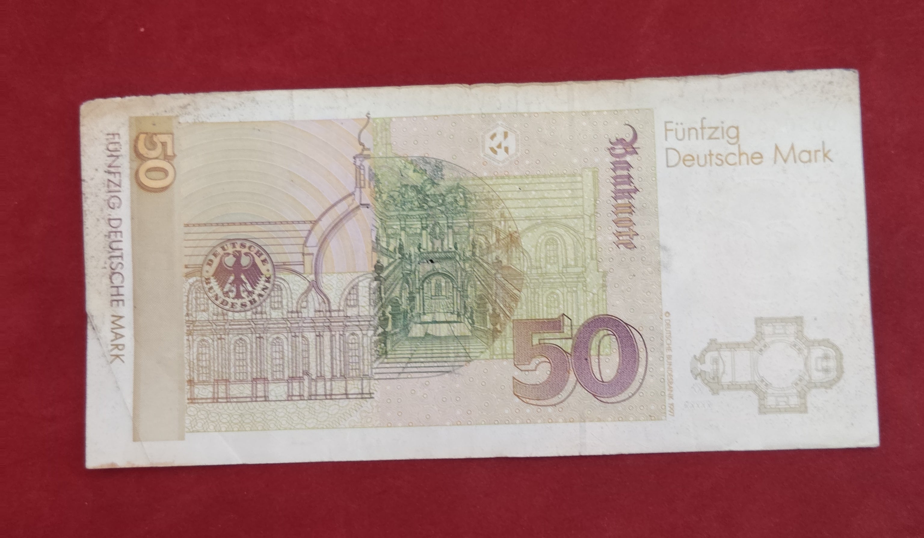 BANK OF DEUTSCHE BUNDES 50 DEUTSCHE MARK (C163)