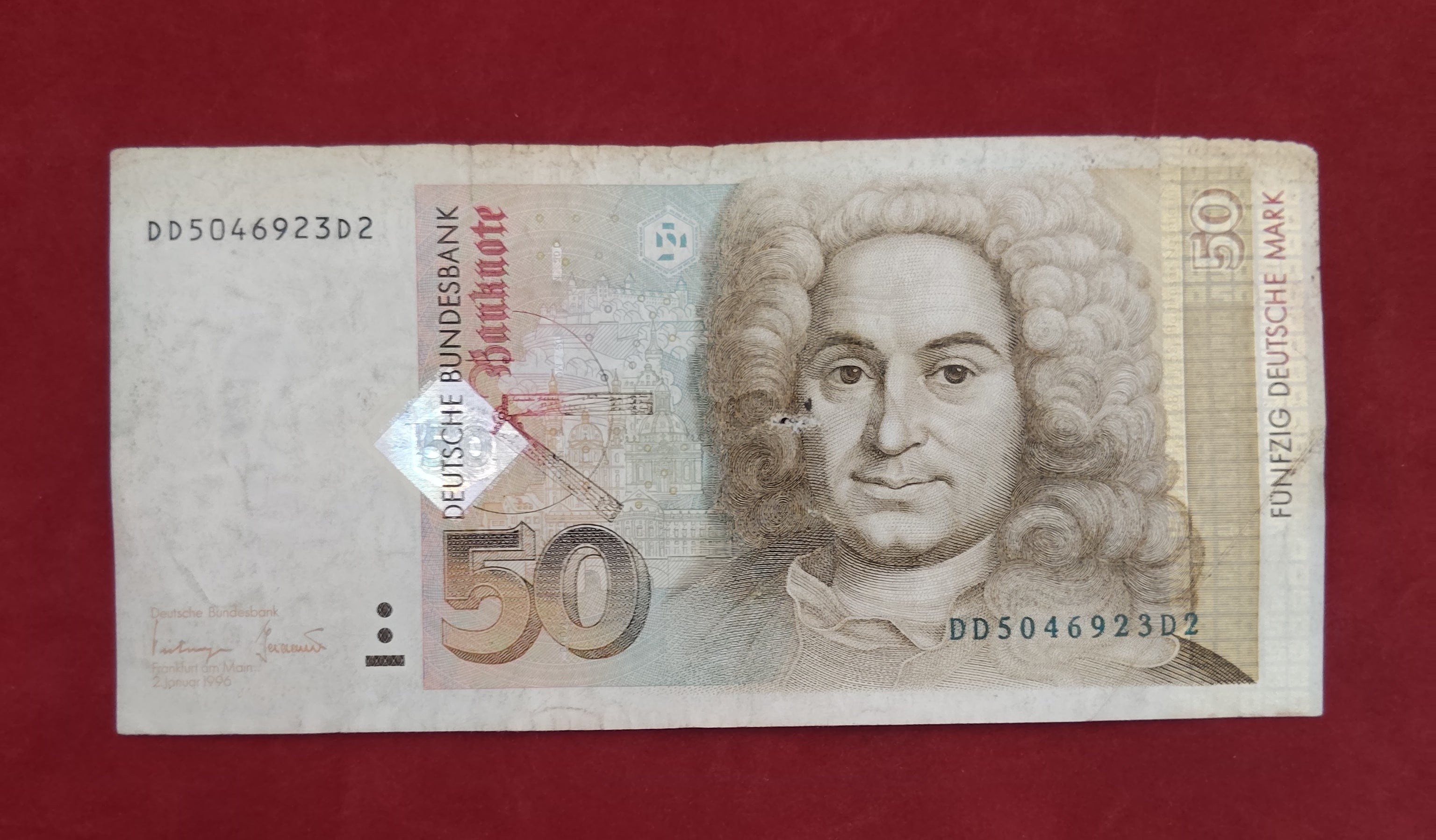 BANK OF DEUTSCHE BUNDES 50 DEUTSCHE MARK (C163)