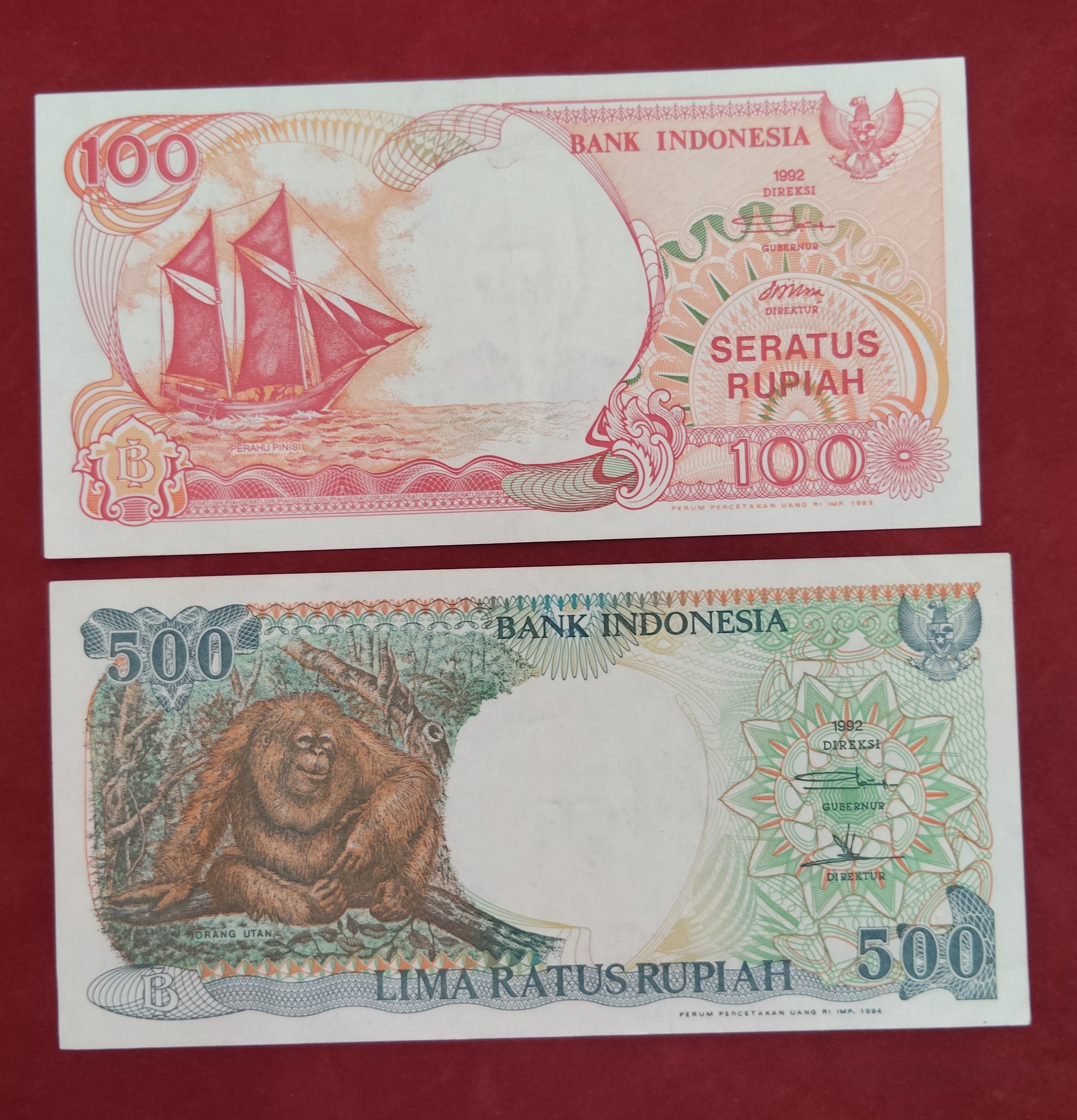 BANK OF INDONESIA 100 ,500 RUPIAH (D574)