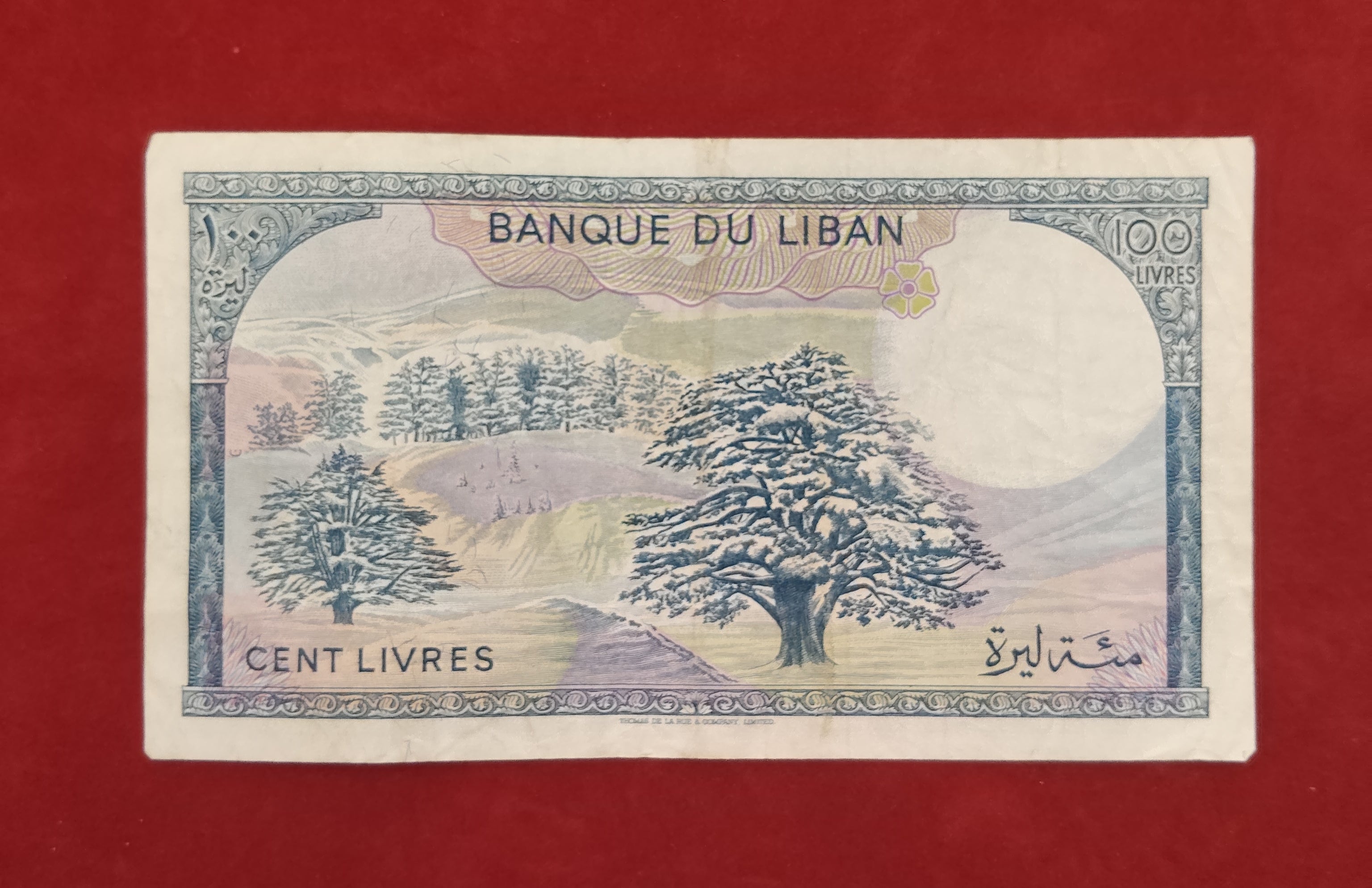 BANK OF LIBAN 100 LIVRES (C219)