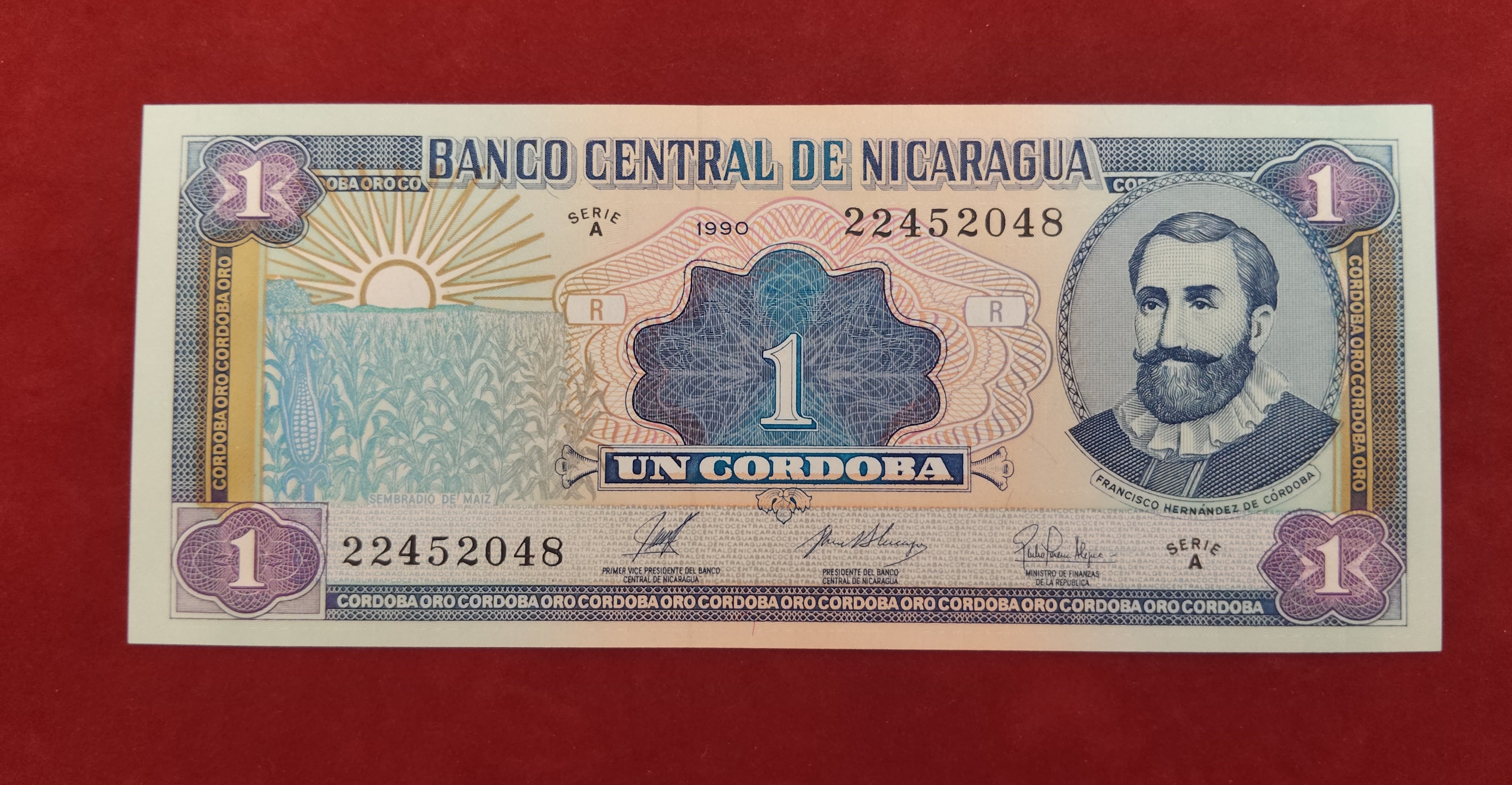 CENTRAL BANK OF NICARAGUA 1 CORDOBA (C638)
