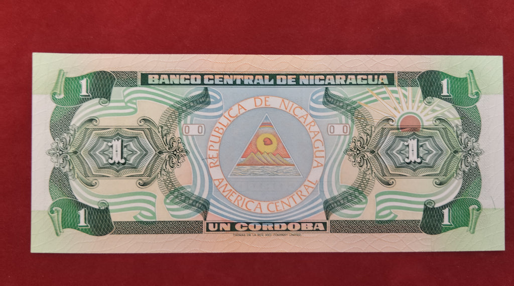 CENTRAL BANK OF NICARAGUA 1 CORDOBA (C638)