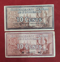 GENERAL GOVERNMENT BANK OF INDOCHINE 10 CENTS (D822)