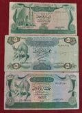 CENTRAL BANK OF LIBYA 1 ,5 ,10 DINARS (C105)