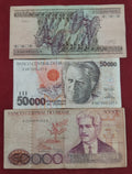 CENTRAL BANK OF BRASIL 5000 ,50000 CRUZEIROS (D536)