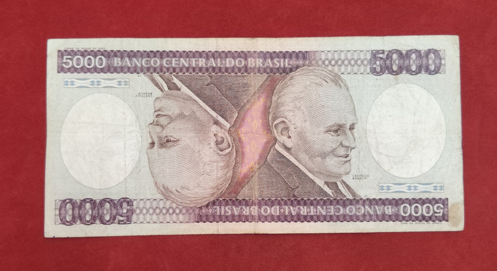 CENTRAL BANK OF BRASIL 5000 CRUZEIROS (D536)