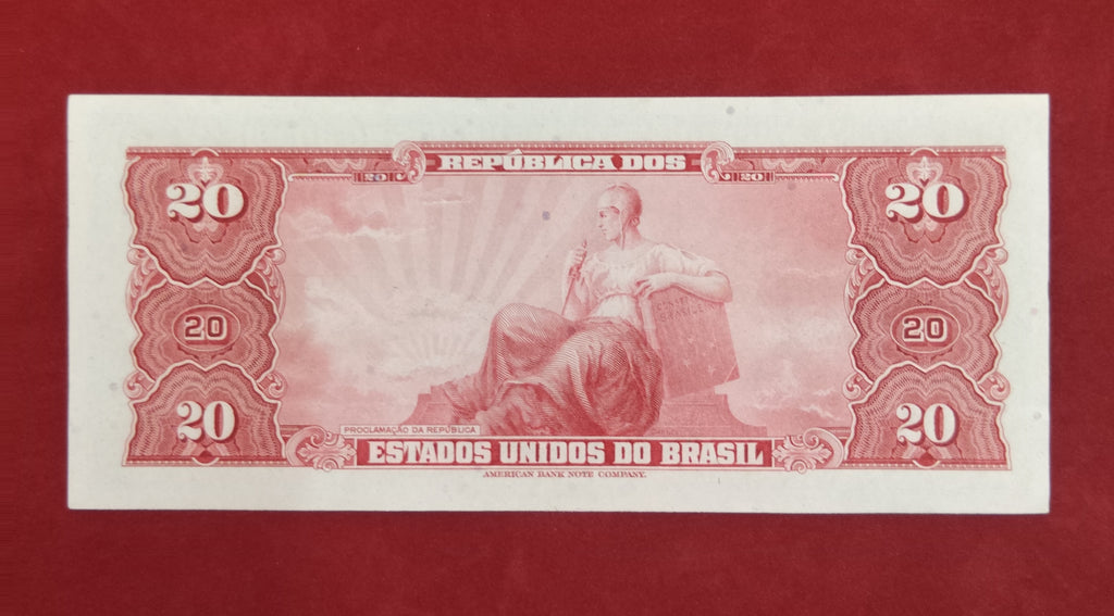 CENTRAL BANK OF BRASIL 20 CRUZEIROS (398)