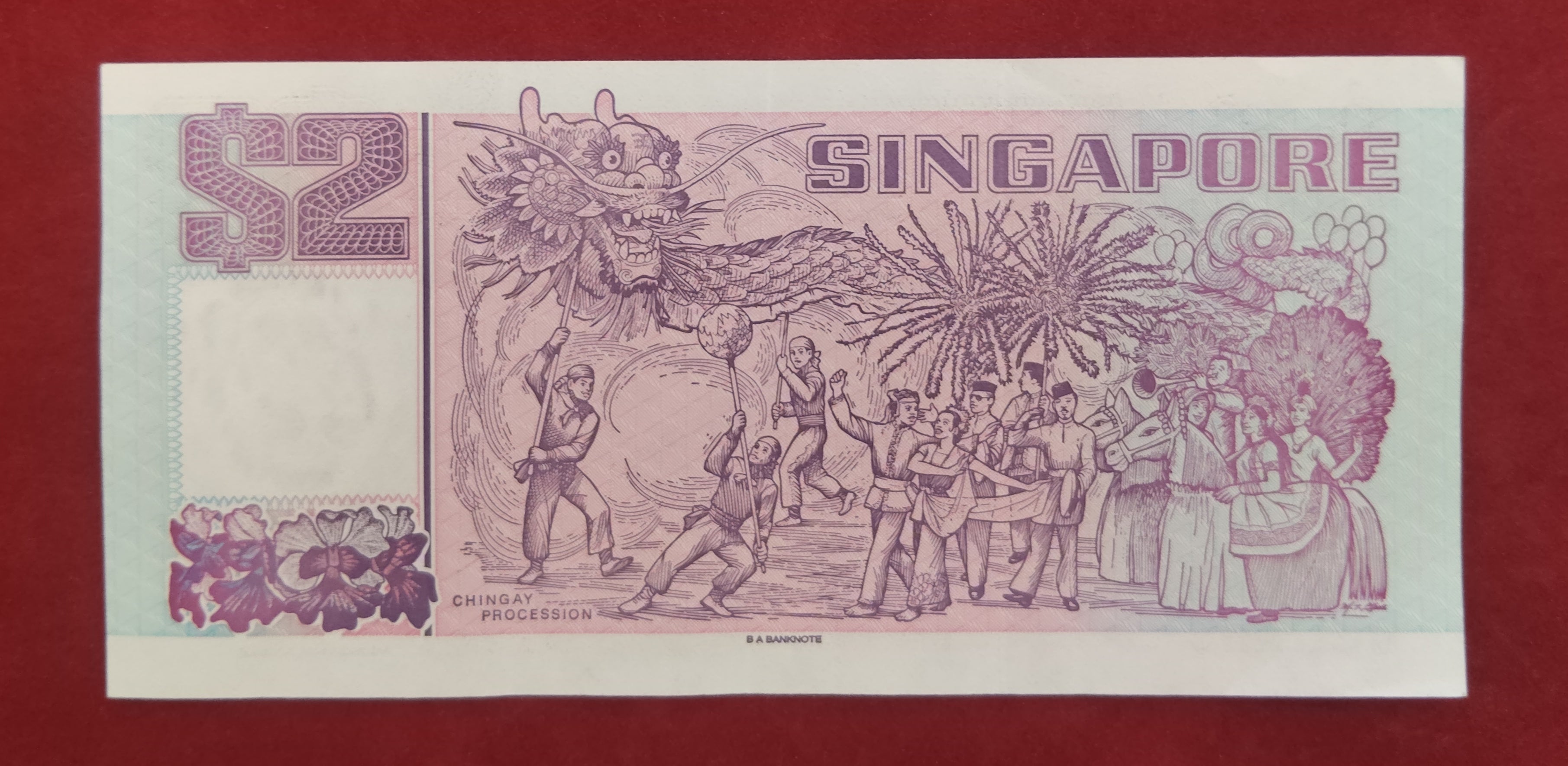 BANK OF SINGAPORE 2 DOLLARS (C184)