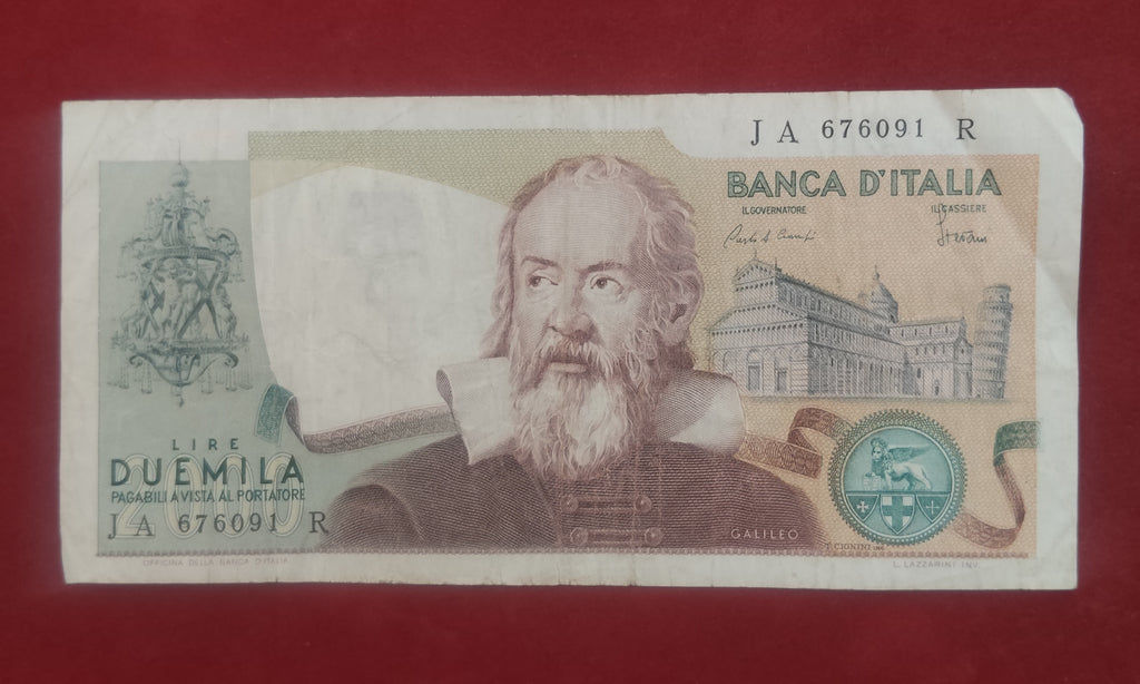 BANK OF ITALIA 2000 LIRE (D998)