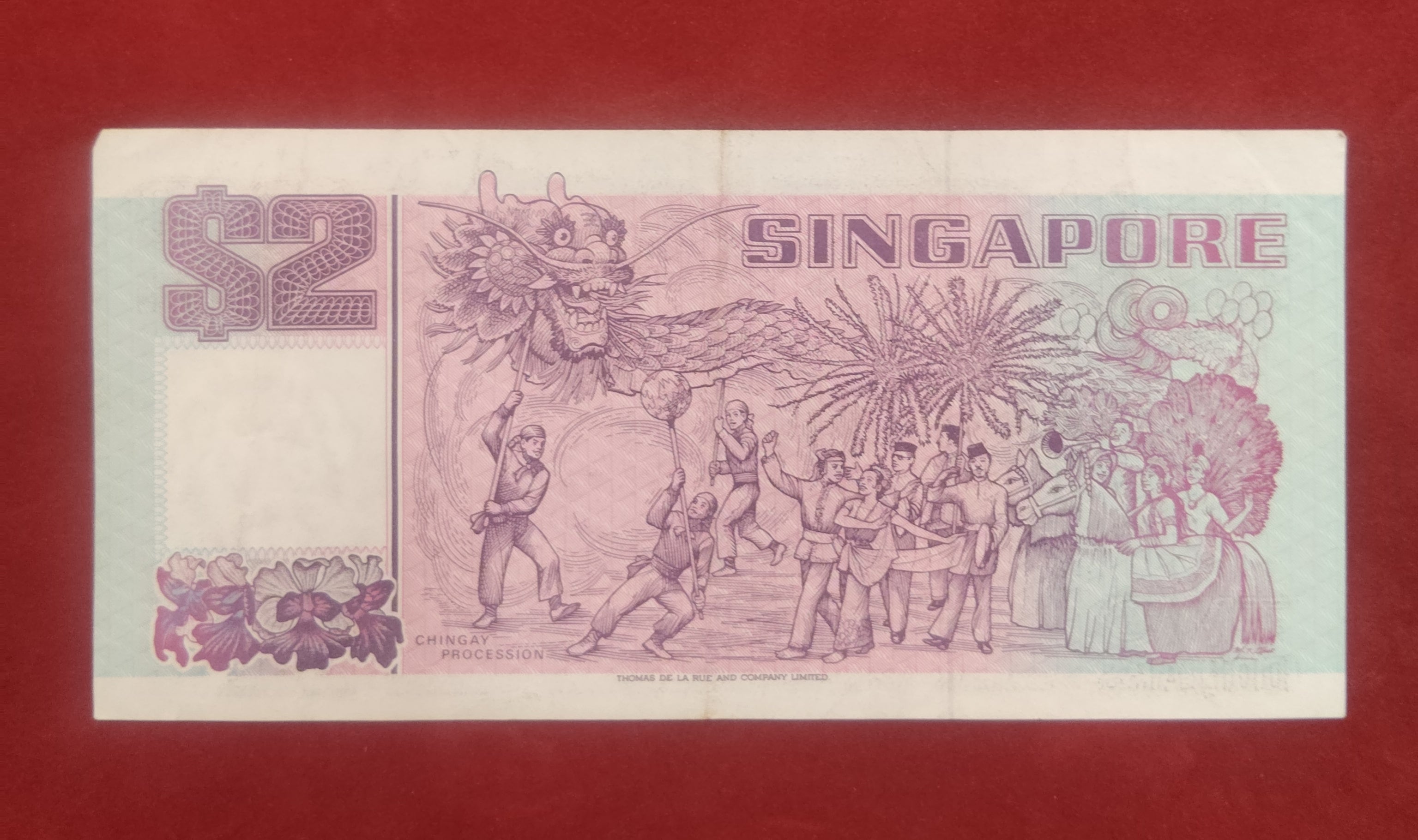 BANK OF SINGAPORE 2 DOLLARS (REF:176)