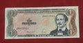 CENTRAL REPUBLIC BANK OF DOMINICAN 1 PESO ORO (D785)