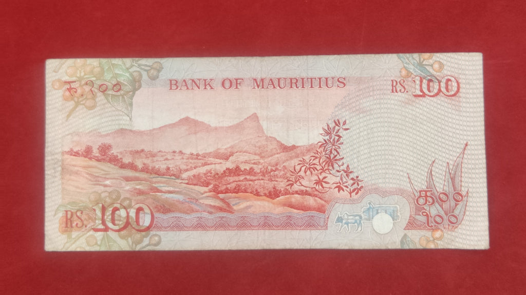 BANK OF MAURITIUS 100 RUPEES (245)
