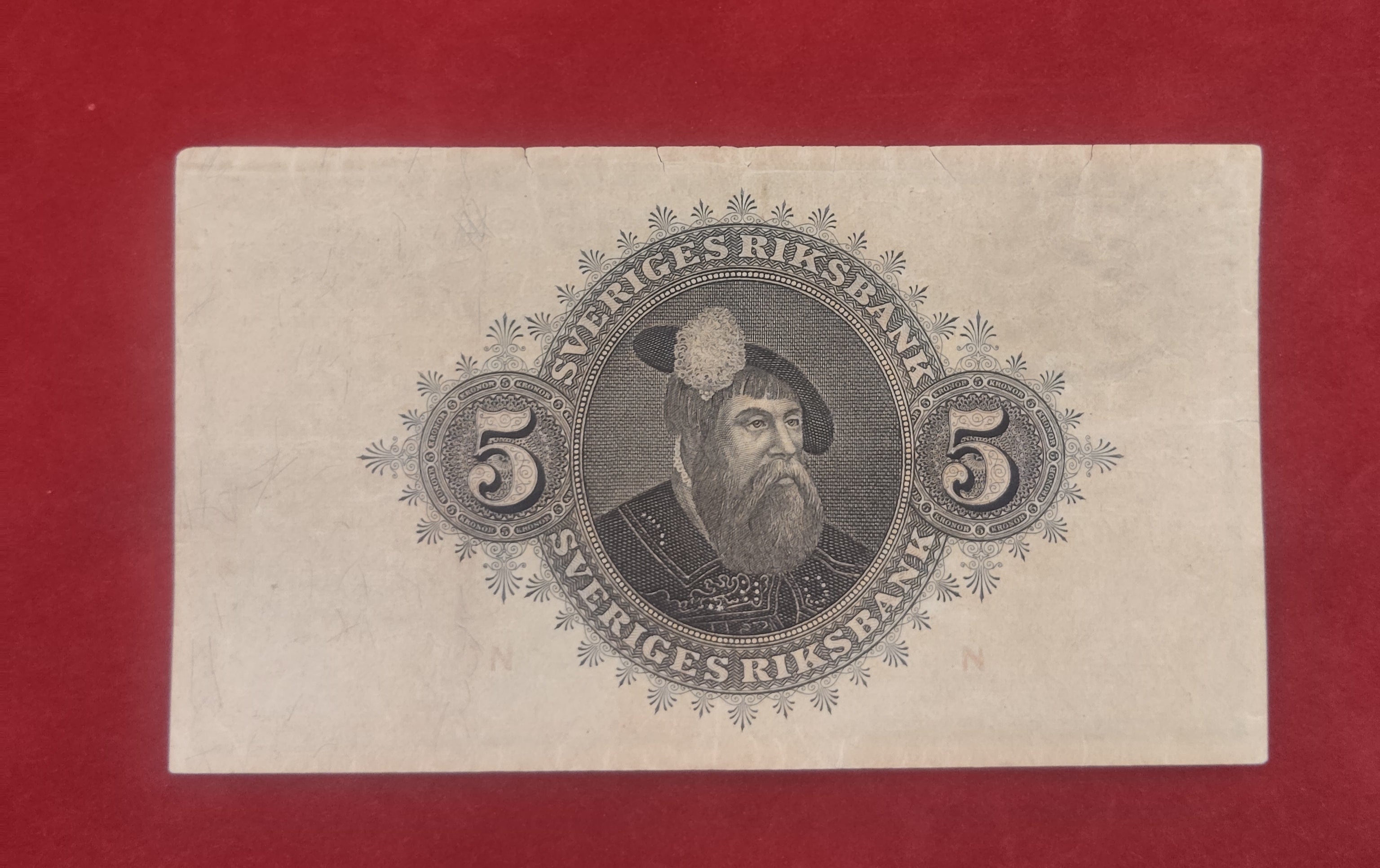 NATIONAL BANK OF SWEDEN 5 KRONOR (D968)