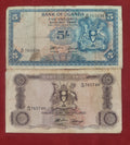 BANK OF UGANDA 5 ,10 SHILLINGS (D892)