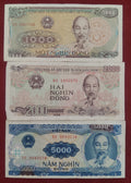 STATE BANK OF VIETNAM 1000 ,2000 ,5000 DONG (V437)