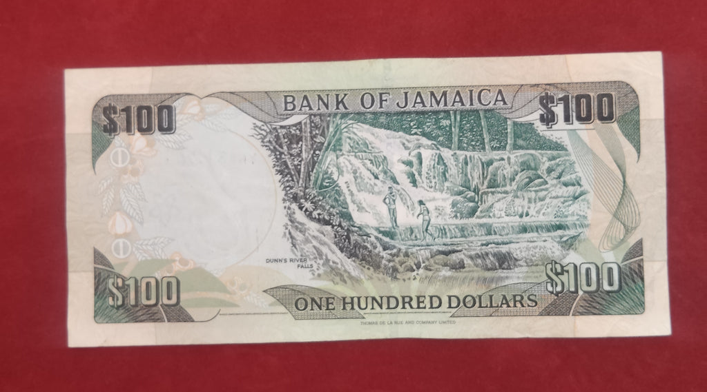 BANK OF JAMAICA 100 DOLLARS (D850)