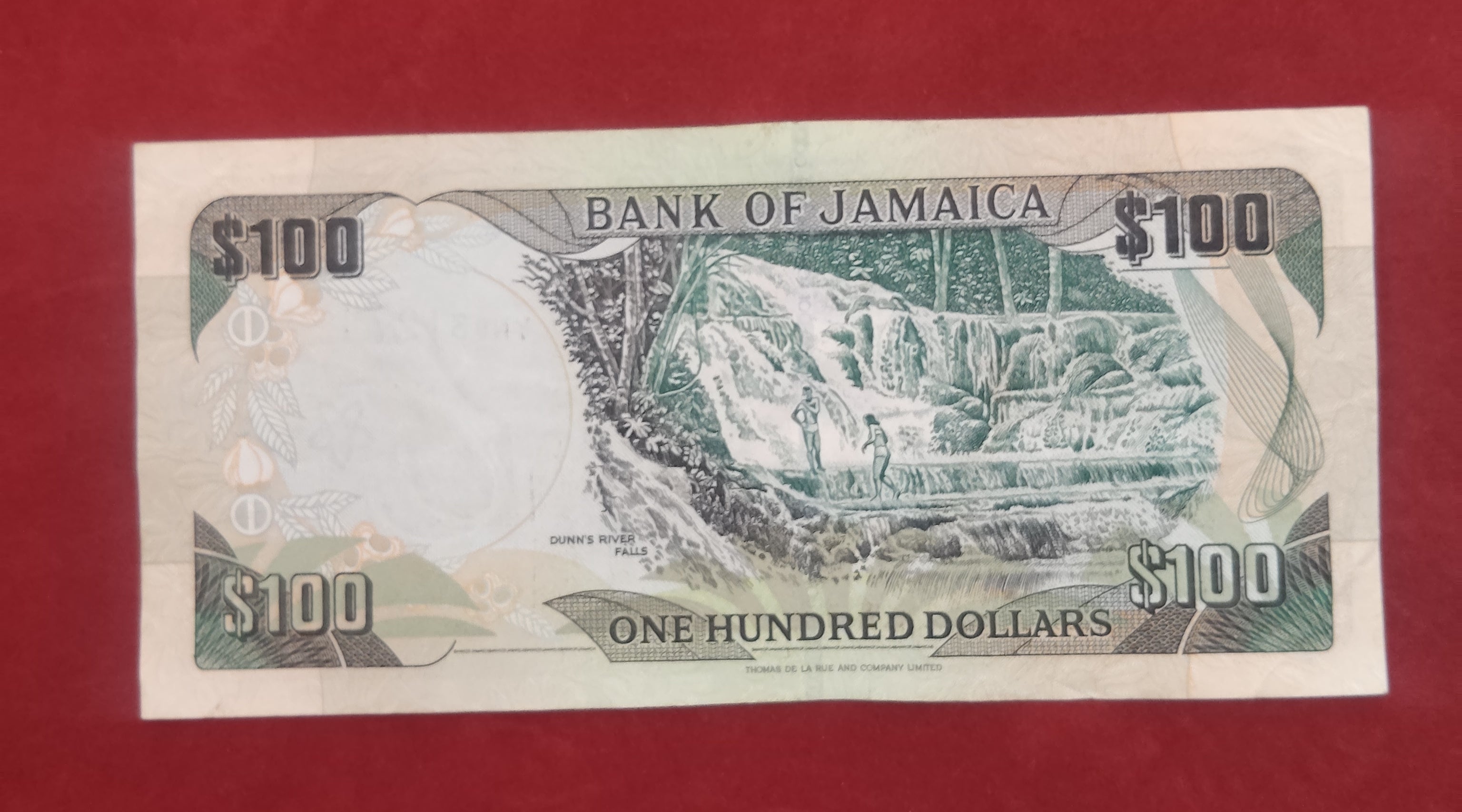BANK OF JAMAICA 100 DOLLARS (D850)