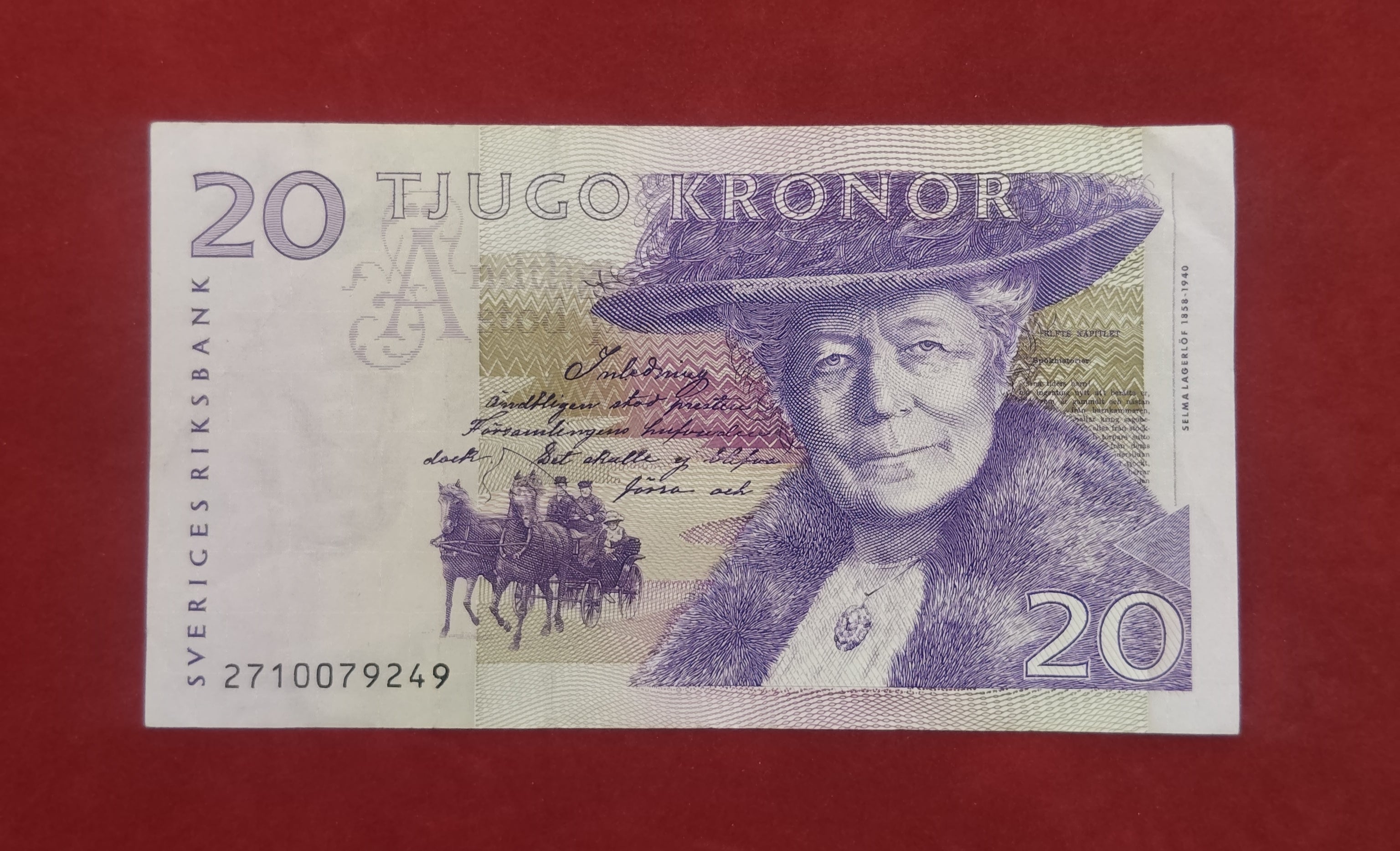 BANK OF SWEDEN 20 KRONOR (269)