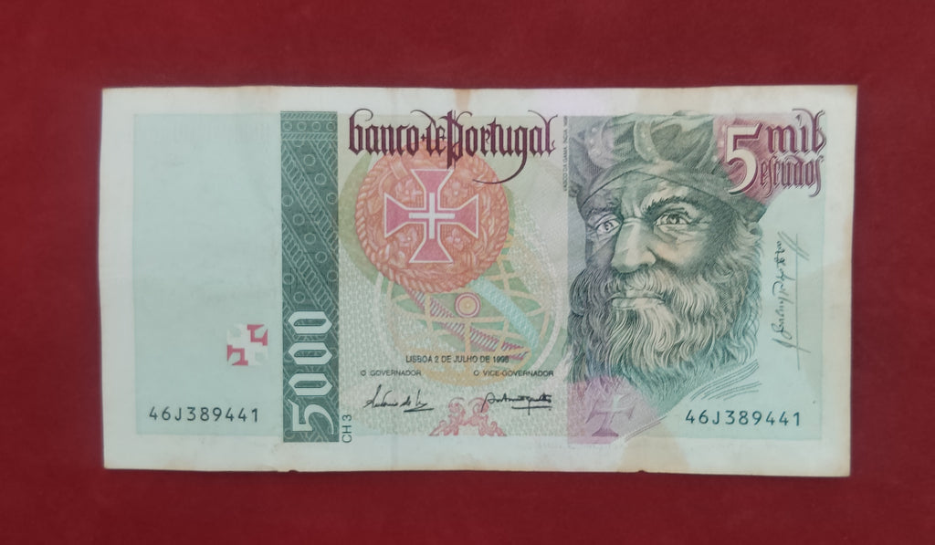 BANK OF PORTUGAL 5 ESCUDOS (D860)