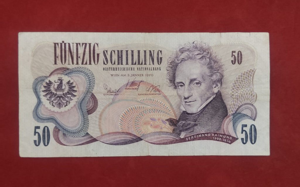 NATIONAL BANK OF AUSTRIA 50 SHILLING (C311)