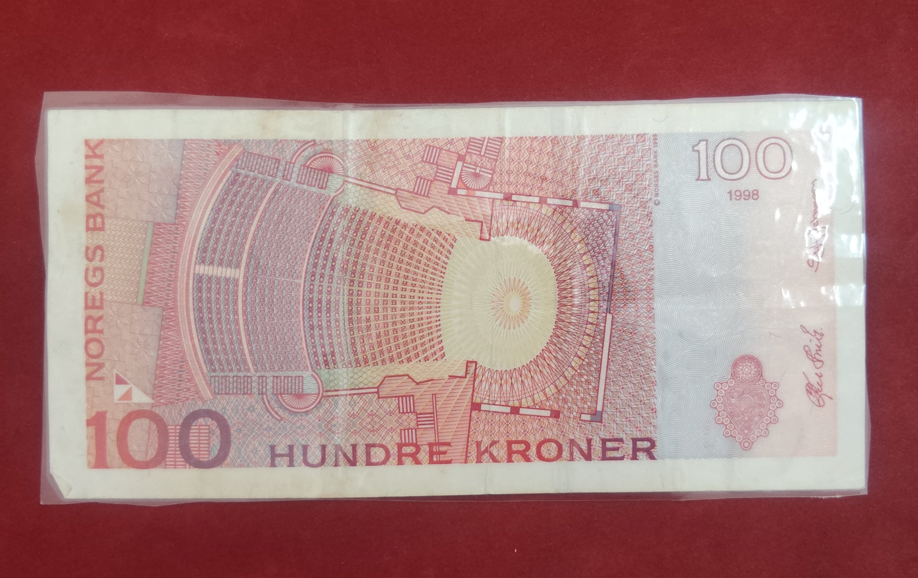 BANK OF NORGES 100 KRONER (D979)
