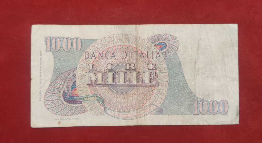 BANK OF ITALIA 1000 LIRE (Y125)