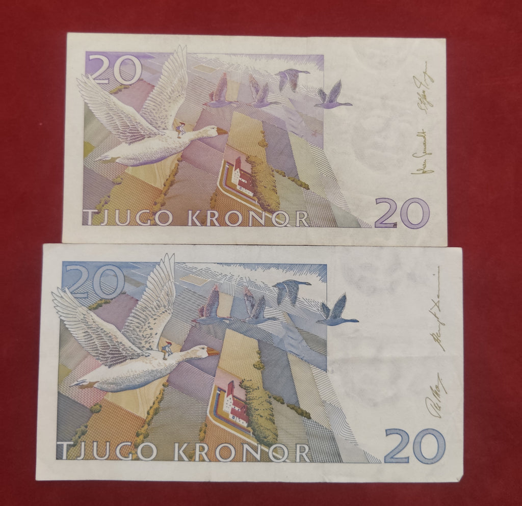 NATIONAL BANK OF SWEDEN 20 KRONOR (D832)
