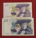 NATIONAL BANK OF SWEDEN 20 KRONOR (D832)